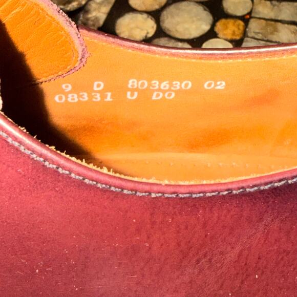 Cole Haan Men’s Cap Toe Oxford Lace Up Dress Shoes Burgundy Leather Size 9 main image 6